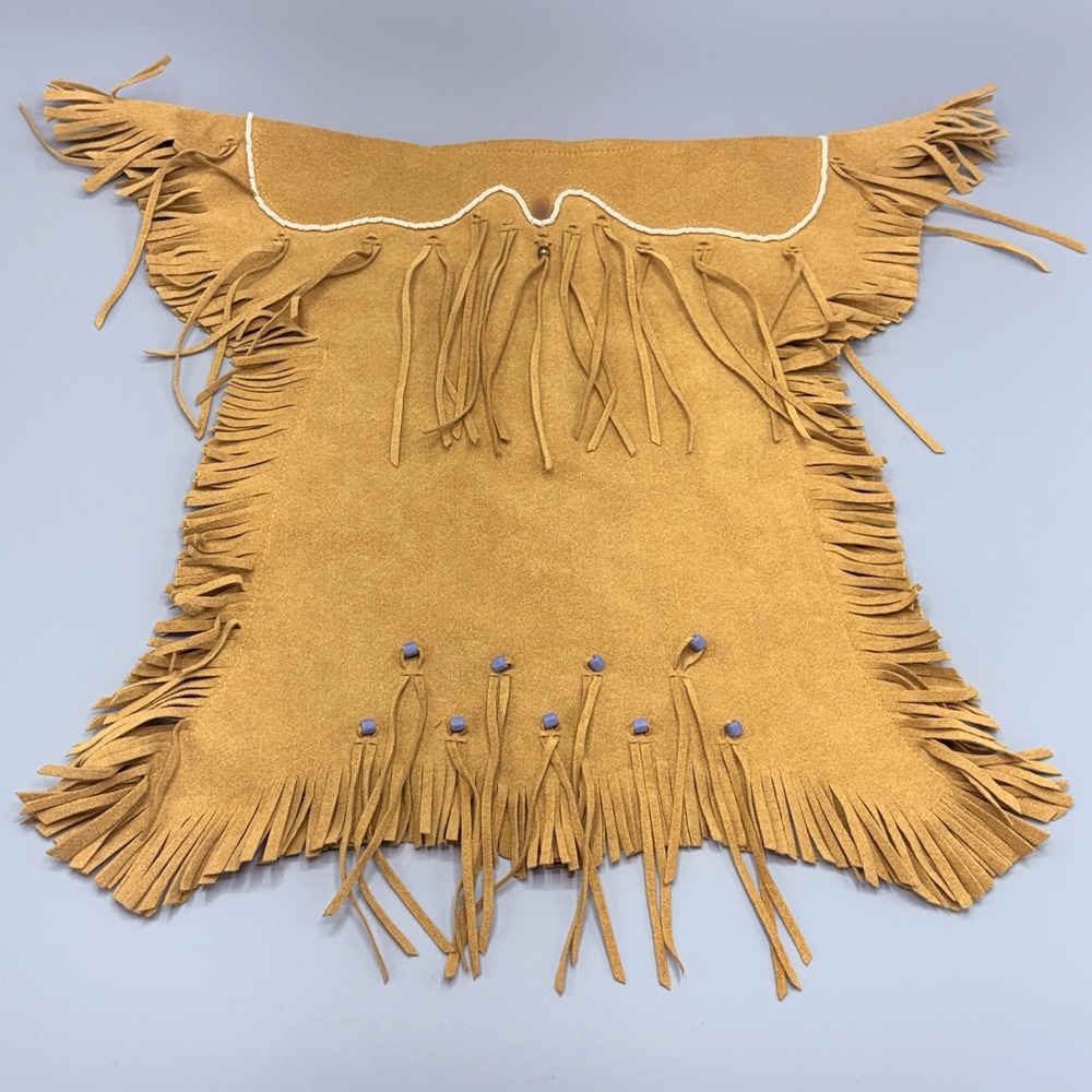 American Girl Meet Kaya Native Inspired Doll Outfit Indian Deer Skin Dress Beads